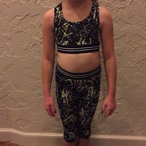 Girls athletic outfit
